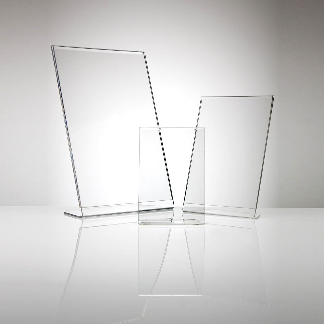 Acrylic L Shape Holders