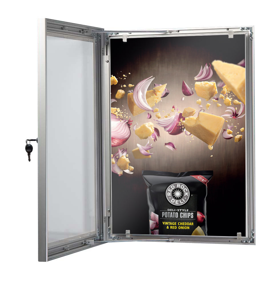 Lockable Sign Case Lockable Outdoor Poster Case | Weatherproof | A4–A0 & Custom Sizes ...